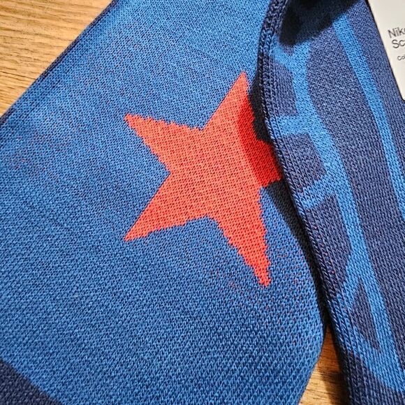 Nike Team USA Knit Scarf Unisex Blue Red White Eagle Star Logos Brand New - Picture 4 of 8